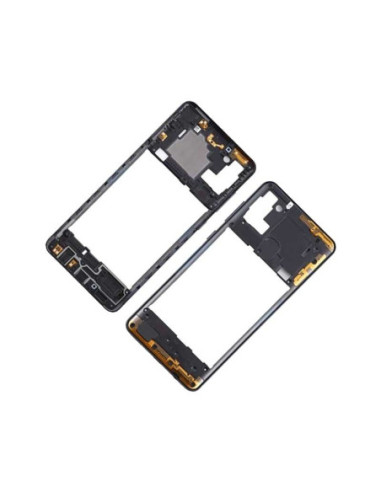 Chasis intermedio para Samsung A21S /A217 Negro