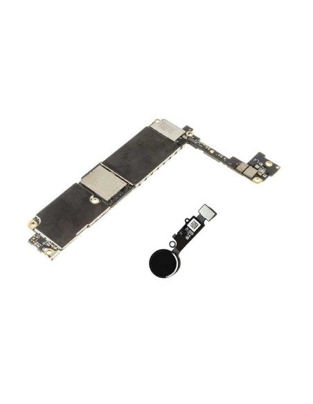 Placa Base libre de 128GB con flex de botón home para iPhone 7