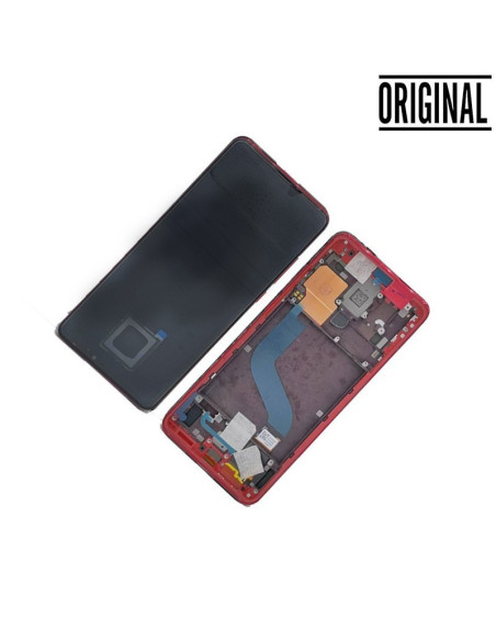 Pantalla para Xiaomi Mi 9T con Marco Rojo (Original Service Pack)