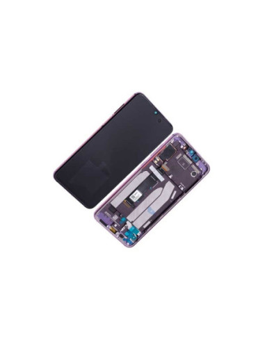 Pantalla para Xiaomi Mi 9 SE con Marco Purpura (Original Service Pack)