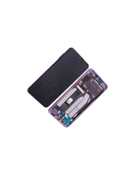 Pantalla para Xiaomi Mi 9 SE con Marco Purpura (Original Service Pack)