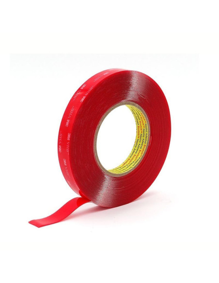 Cinta Doble Caras 1.0cm Rojo