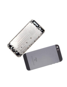 Tapa trasera para iPhone SE Negra (Gris Especial) 2