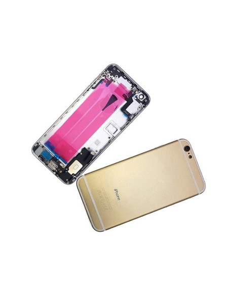 Chasis con Tapa Trasera para iPhone 6 Oro