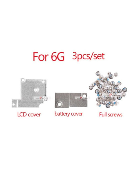 Set de chapas y tornillos para iPhone 6