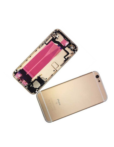 Chasis con Tapa Trasera para iPhone 6s Oro