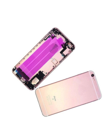Chasis con Tapa Trasera para iPhone 6s Plus Oro Rosa