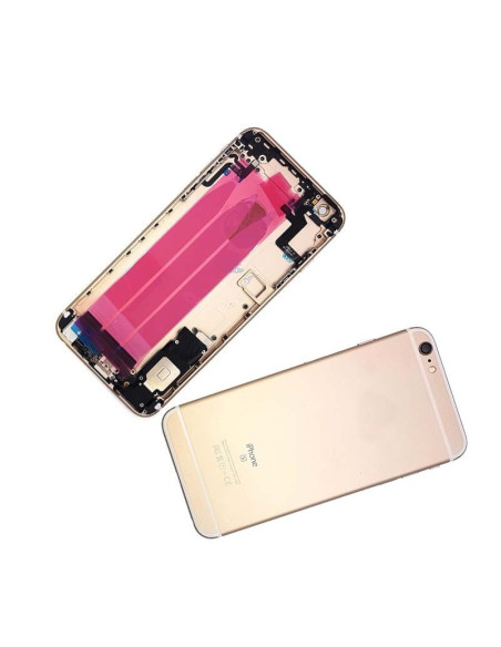 Chasis con Tapa Trasera para iPhone 6s Plus Oro