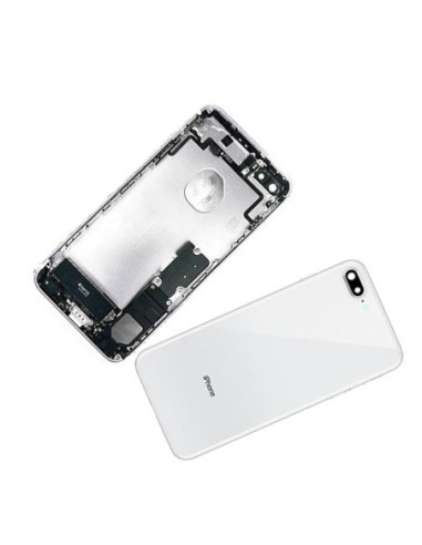 Chasis con Tapa Trasera para iPhone 7 Plus Blanca