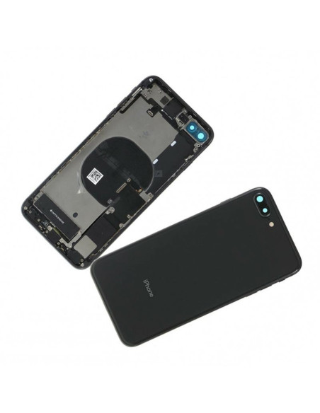 Chasis con Tapa Trasera para iPhone 7 Plus Negra Mate
