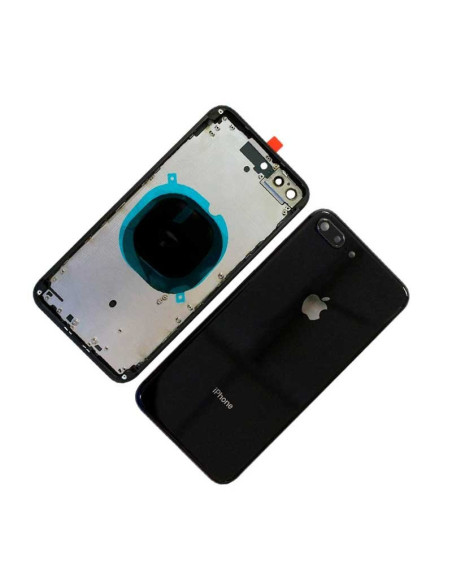 Chasis con Tapa Trasera para iPhone 8 Plus Negra