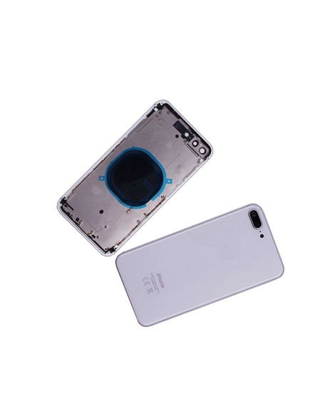 Chasis con Tapa Trasera para iPhone 8 Plus Blanca
