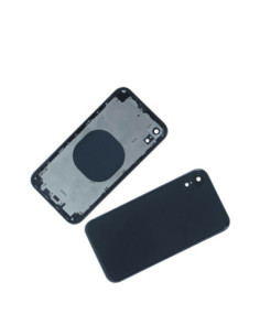 Chasis con Tapa Trasera para iPhone XR Negro 2