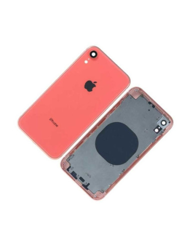 Chasis con Tapa Trasera para iPhone XR Coral