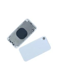 Chasis con Tapa Trasera para iPhone XR Blanca 2