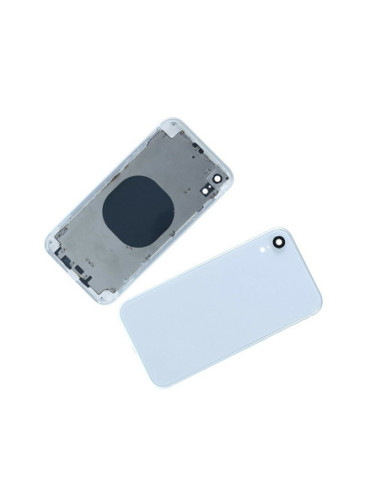 Chasis con Tapa Trasera para iPhone XR Blanca