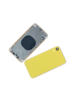 Chasis con Tapa Trasera para iPhone XR Amarillo 2