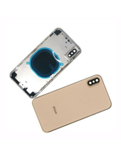 Chasis con Tapa Trasera para iPhone XS Oro 2