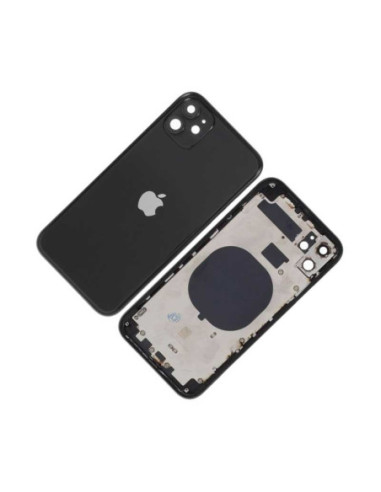Chasis con Tapa Trasera para iPhone 11 Negra