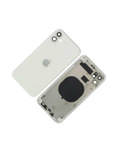 Chasis con Tapa Trasera para iPhone 11 Blanca