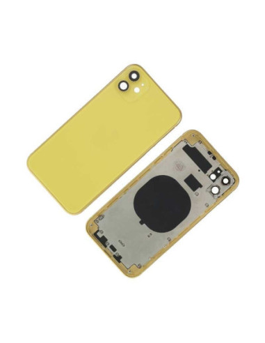 Chasis con Tapa Trasera para iPhone 11 Amarilla