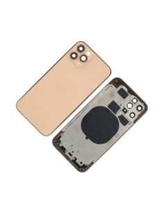 Chasis con Tapa Trasera para iPhone 11 Pro Oro 2
