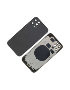 Chasis con Tapa Trasera para iPhone 11 Pro Negra (Gris Especial) 2