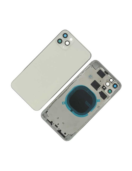 Chasis con Tapa trasera para iPhone 11 Pro Max Blanca