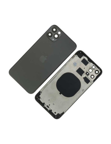 Chasis con Tapa trasera  iPhone  12 Pro Max  Negra (Gris Especial)