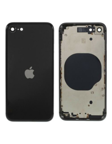 Chasis con Tapa Trasera para iPhone SE 2020 Negra