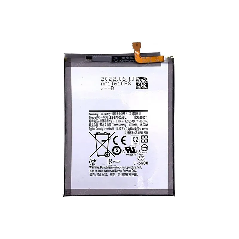 Bateria para Samsung A50 A505 / A30S A307 / A30 A305 / A20 A205 (EB-BA505ABU)