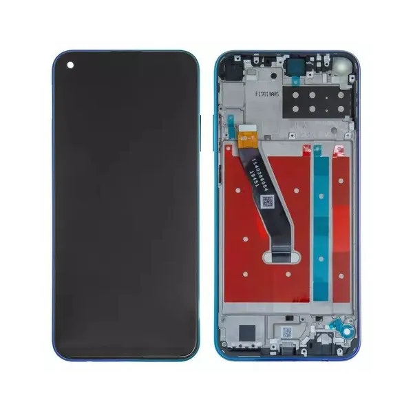Pantalla completa para Huawei P40 Lite E (2020) / (ART-L28) (ART-L29) Con Marco Azul (Original)