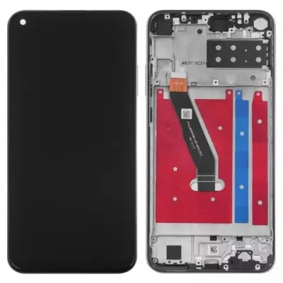 Pantalla completa para Huawei P40 Lite E (2020) / (ART-L28) (ART-L29) Con Marco Negro (Original)