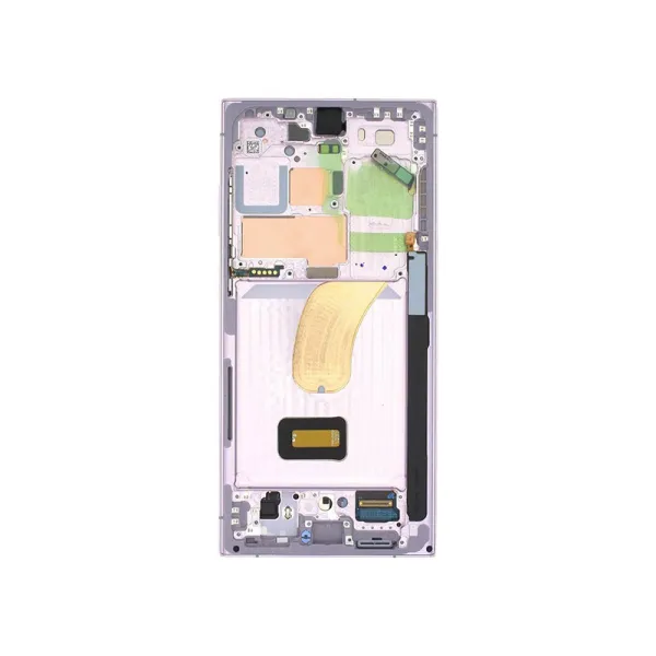 Pantalla completa para Samsung S23 Ultra / S918 Con Marco Lavanda (Original)