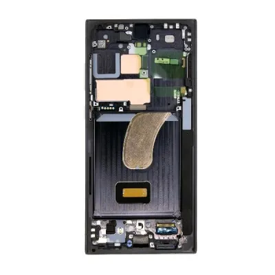 Pantalla completa para Samsung S23 Ultra / S918 Con Marco Negro (Original)