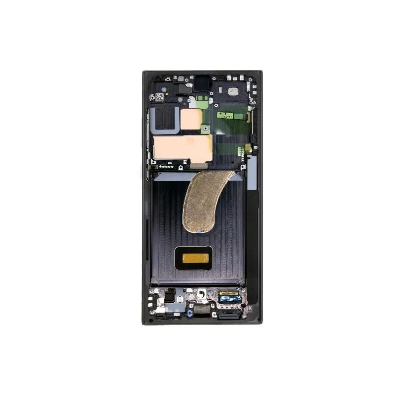 Pantalla completa para Samsung S23 Ultra / S918 Con Marco Negro (Original)