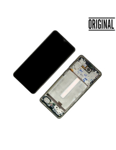Pantalla para Samsung A33 5G /A336 con Marco Negro (Original Service Pack)