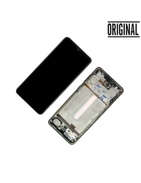 Pantalla para Samsung A33 5G /A336 con Marco Negro (Original Service Pack)