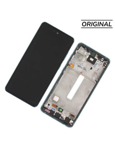 Pantalla para Samsung A53 /A536 con Marco Azul (Original Service Pack)