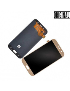 Pantalla para Samsung A7 2017 /A720 con Marco Oro (Original Service Pack) 2