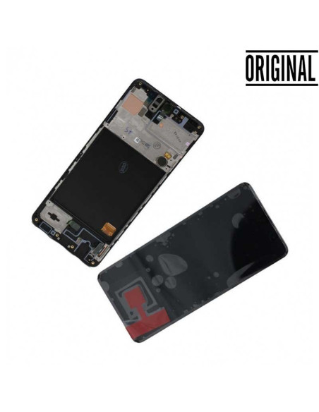 Pantalla para Samsung A71 /A715 con Marco (Original Service Pack)