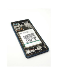 Pantalla para Samsung A72 4G/5G (A725/A726) con Marco Azul y Batería (Original Service Pack) 2