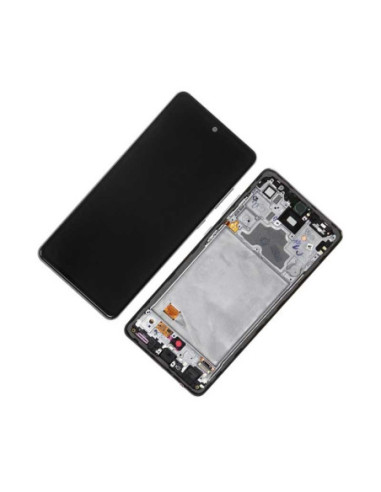 Pantalla para Samsung A72 4G/5G (A725/A726) con Marco Negro (Original Service Pack)