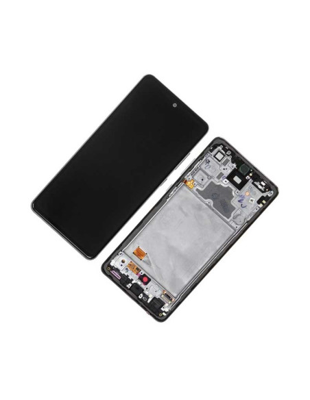 Pantalla para Samsung A72 4G/5G (A725/A726) con Marco Negro (Original Service Pack)