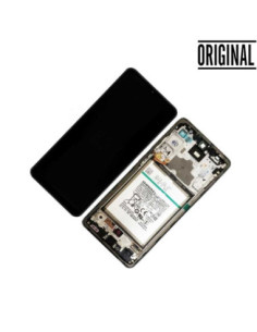 Pantalla para Samsung A72 4G/5G (A725/A726) con Marco Negro (Original Service Pack) 2