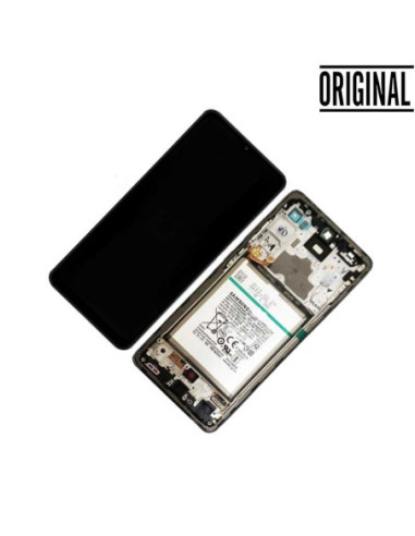 Pantalla para Samsung A72 4G/5G (A725/A726) con Marco Negro (Original Service Pack)