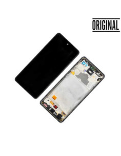 Pantalla para Samsung A72 4G/5G (A725/A726) con Marco Plata/Blanco (Original Service Pack) 2
