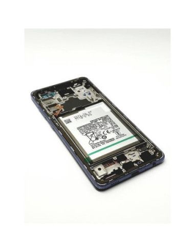 Pantalla para Samsung A72 4G/5G (A725/A726) con Marco Violeta con Batería (Original Service Pack)