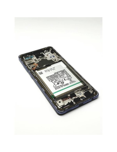 Pantalla para Samsung A72 4G/5G (A725/A726) con Marco Violeta con Batería (Original Service Pack)