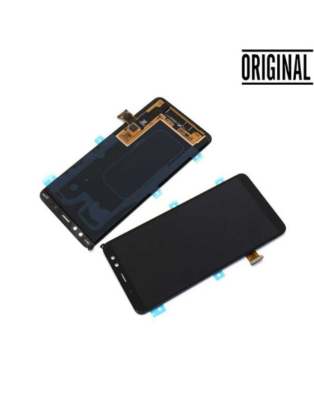 Pantalla para Samsung A8 2018 /A530 Negra (Original Service Pack)